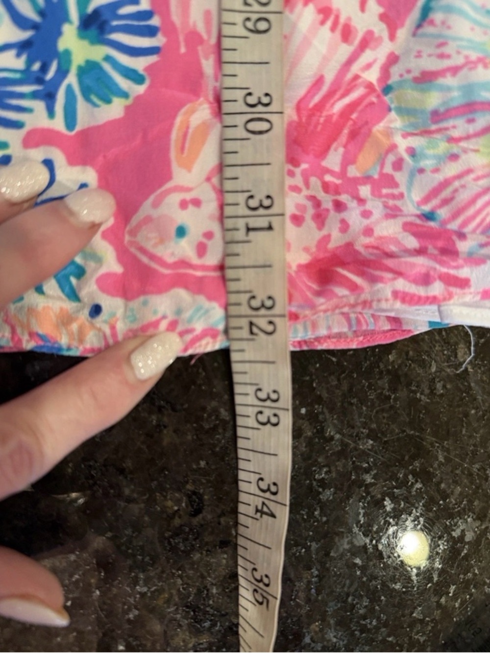 Lilly Pulitzer Miri Silk Caftan Dress Tiki Pink Gypsea Resort Mini - Picture 14 of 14